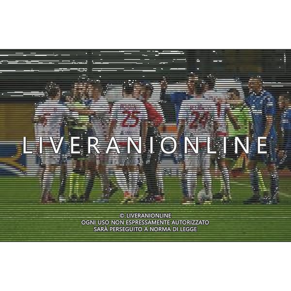 Campionato Italiano di Calcio Serie C - Lega Pro 2019/2020 Padova, Italia 24/11/2019 Padova vs Rimini Nella foto: Contestazioni tra giocatori ©Ettore Griffoni- Alessio Marini/AGENZIA ALDO LIVERANI SAS