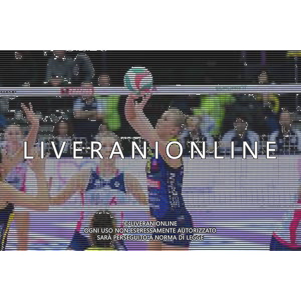 Campionato Italiano di Volley Serie A1 Femminile 2019/2020 Treviso, Italia 24/11/2019 Imoco Volley Conegliano vs Savino Del Bene Scandicci Nella foto: Alzata di Joanna Wolosz FOTO FLAVIO PAVANELLO-ALESSIO MARINI-AG ALDO LIVERANI SAS