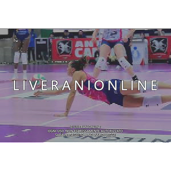 Campionato Italiano di Volley Serie A1 Femminile 2019/2020 Treviso, Italia 24/11/2019 Imoco Volley Conegliano vs Savino Del Bene Scandicci Nella foto: Difesa di Enrica Merlo FOTO FLAVIO PAVANELLO-ALESSIO MARINI-AG ALDO LIVERANI SAS