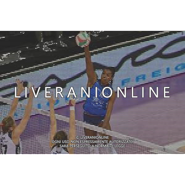Campionato Italiano di Volley Serie A1 Femminile 2019/2020 Firenze, Italia 24/11/2019 Il Bisonte Firenze vs Zanetti Bergamo Nella foto: Sylvia Nwakalor (Il Bisonte Firenze) FOTO LISA GUGLIELMI-ALESSIO MARINI-AG ALDO LIVERANI SAS