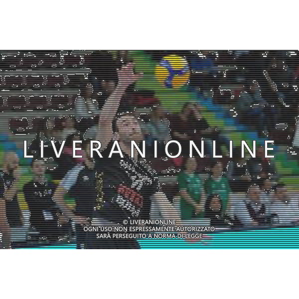 Campionato Italiano di Volley Superlega Serie A 2019/2020 Verona, Italia 24/11/2019 Calzedonia Verona vs Vero Volley Monza Nella foto: Jennings Franciskovic (10) Calzedonia Verona FOTO ROBERTO TOMMASINI-ALESSIO MARINI-AG ALDO LIVERANI SAS
