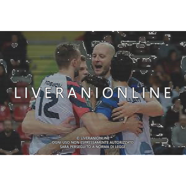 Campionato Italiano di Volley Superlega Serie A 2019/2020 Verona, Italia 24/11/2019 Calzedonia Verona vs Vero Volley Monza Nella foto: Esultanza Monza con Bartosz Kurek (1) Vero Volley Monza FOTO ROBERTO TOMMASINI-ALESSIO MARINI-AG ALDO LIVERANI SAS