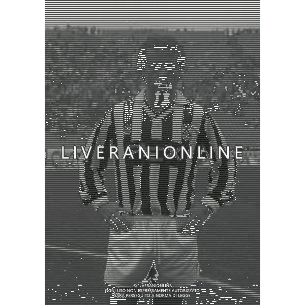 RETROSPETTIVA GIUSEPPE DOSSENA CALCIATORE NELLA FOTO GIUSEPPE DOSSENA CON LA MAGLIA DELL \'UDINESE CALCIO AG ALDO LIVERANI SAS