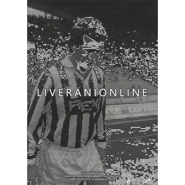 RETROSPETTIVA GIUSEPPE DOSSENA CALCIATORE NELLA FOTO GIUSEPPE DOSSENA CON LA MAGLIA DELL \'UDINESE CALCIO AG ALDO LIVERANI SAS