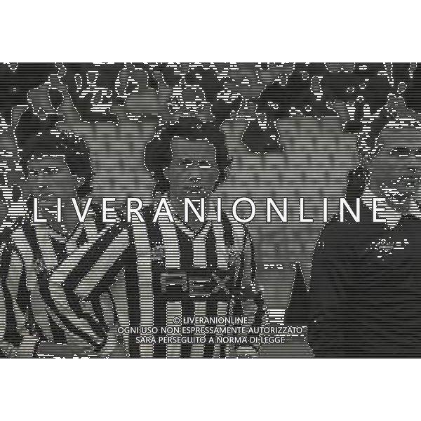 RETROSPETTIVA GIUSEPPE DOSSENA CALCIATORE NELLA FOTO GIUSEPPE DOSSENA CON LA MAGLIA DELL \'UDINESE CALCIO AG ALDO LIVERANI SAS