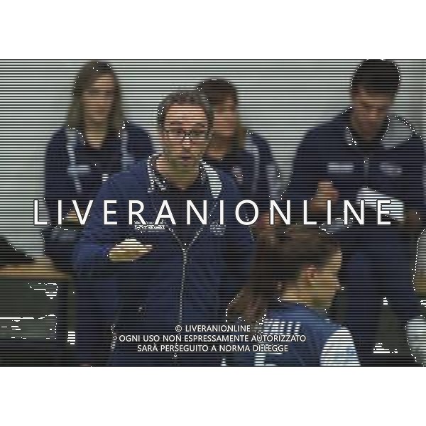 IMOLA 24 11 2019 CLAI IMOLA PALLAVOLO-NOTTOLINI 0-3 SERIE B1 NELLA FOTO MANUEL TURRINI ALLENATORE CLAI IMOLA ©SANNA/AGENZIA ALDO LIVERANI SAS