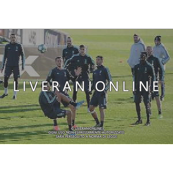 Torino 25.11.2019 Continassa Allenamento rifinitura Champions League Juventus Atletico Madrid ©Viganti/Agenzia Aldo Liverani Nella foto: emre can, daniele rugani e rodrigo bentancurt ©/AGENZIA ALDO LIVERANI SAS