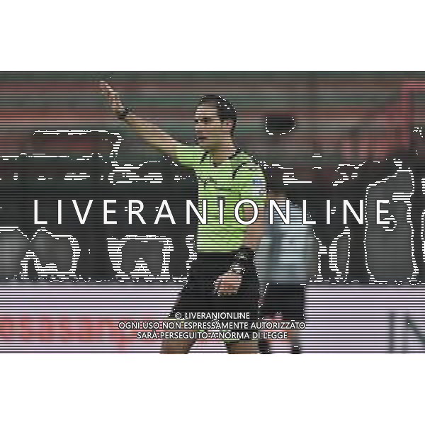 l’arbitro Alberto Santoro di Messina Monza vs Alessandria Campionato Serie C girone A - 16° giornata Monza 24-11-2019 - Stadio Brianteo foto Roberto Garavaglia - ag. Aldo Liverani sas