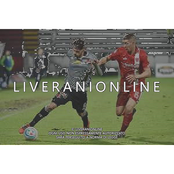 Filippo Gilli (Alessandria) SX e Ivan Marconi (Monza) DX Monza vs Alessandria Campionato Serie C girone A - 16° giornata Monza 24-11-2019 - Stadio Brianteo foto Roberto Garavaglia - ag. Aldo Liverani sas