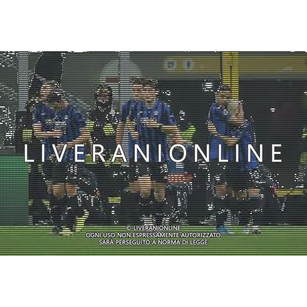 esultanza dopo il gol su rigore di luis Muriel del 1 a 0 Atalanta vs Dinamo Zagabria UEFA Champions League fase a gironi 5° giornata gruppo C Milano 26-11-2019 Stadio Giuseppe Meazza - San Siro foto Roberto Garavaglia - ag. Aldo Liverani sas