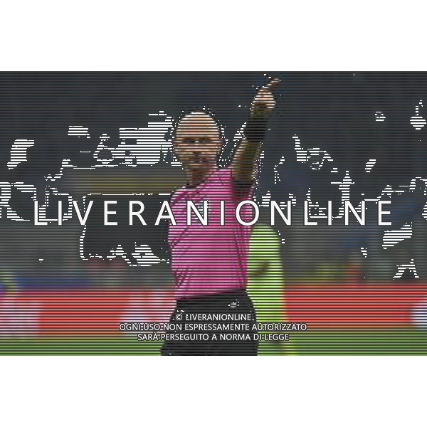 l’arbitro Karasev Atalanta vs Dinamo Zagabria UEFA Champions League fase a gironi 5° giornata gruppo C Milano 26-11-2019 Stadio Giuseppe Meazza - San Siro foto Roberto Garavaglia - ag. Aldo Liverani sas
