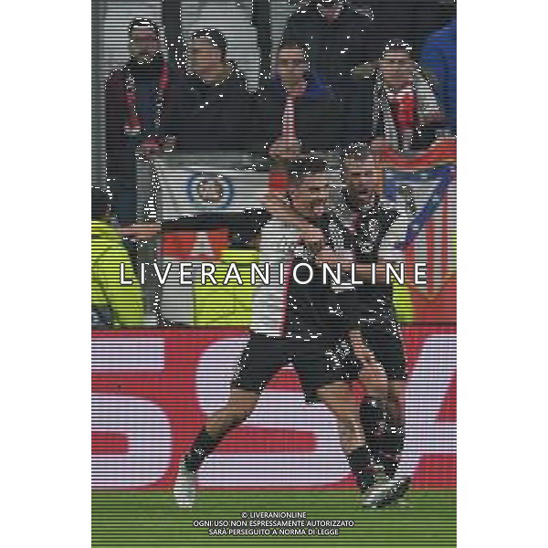 Torino 26.11.2019 Stadio Allianz Stadium Juventus vs Atletico Madrid Gruppo D Giornata 5 di 6 ©Falzone/Agenzia Aldo Liverani Nella foto : Esultanza dopo il gol di Paulo Dybala ©/AGENZIA ALDO LIVERANI SAS