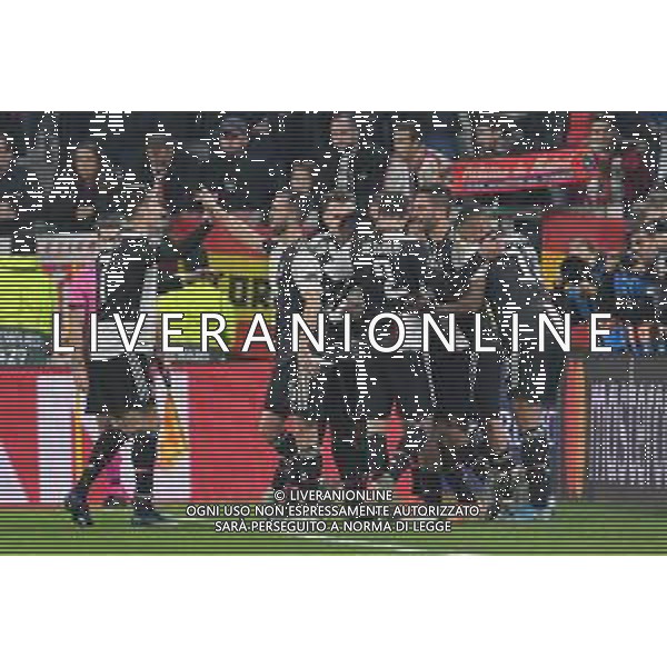 Torino 26.11.2019 Stadio Allianz Stadium Juventus vs Atletico Madrid Gruppo D Giornata 5 di 6 ©Falzone/Agenzia Aldo Liverani Nella foto : Esultanza dopo il gol di Paulo Dybala ©/AGENZIA ALDO LIVERANI SAS