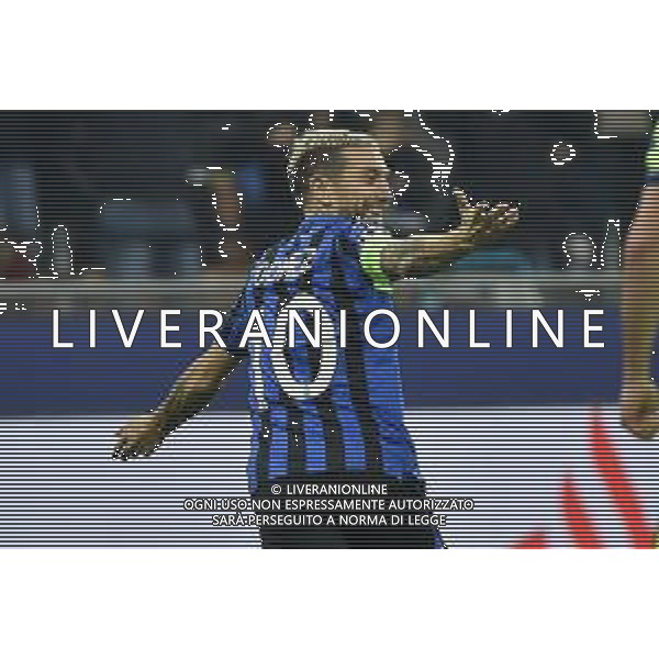 esultanza dopo il gol di Gomez del 2 a 0 Atalanta Atalanta vs Dinamo Zagabria UEFA Champions League fase a gironi 5° giornata gruppo C Milano 26-11-2019 Stadio Giuseppe Meazza - San Siro foto Roberto Garavaglia - ag. Aldo Liverani sas