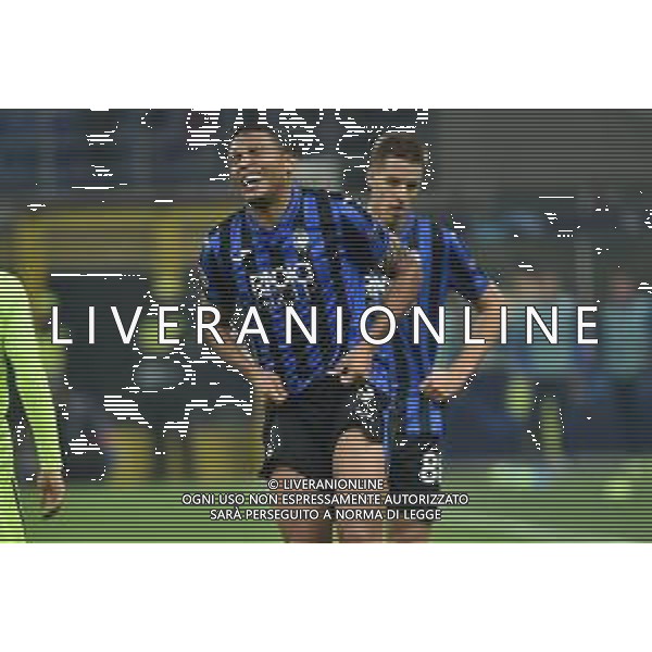 Muriel dolorante dopo un contrasto di gioco lascera’ il campo infortunato Atalanta vs Dinamo Zagabria UEFA Champions League fase a gironi 5° giornata gruppo C Milano 26-11-2019 Stadio Giuseppe Meazza - San Siro foto Roberto Garavaglia - ag. Aldo Liverani sas ©/AGENZIA ALDO LIVERANI SAS