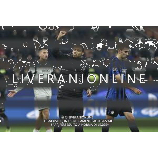 esultanza Muriel a fine gara Atalanta vs Dinamo Zagabria UEFA Champions League fase a gironi 5° giornata gruppo C Milano 26-11-2019 Stadio Giuseppe Meazza - San Siro foto Roberto Garavaglia - ag. Aldo Liverani sas