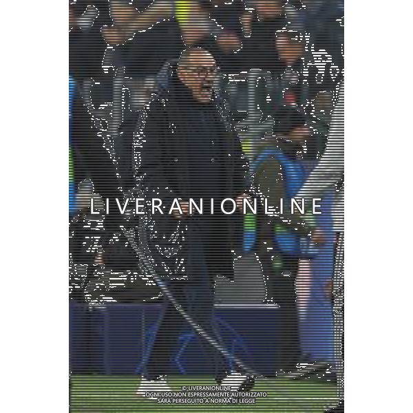 Torino 26.11.2019 Allianz Stadium Juventus vs Atletico Madrid Champions League 2019/2020 ©Falzone/Agenzia Aldo Liverani Nella foto: maurizio sarri esultanza a fine gara © /AGENZIA ALDO LIVERANI SAS