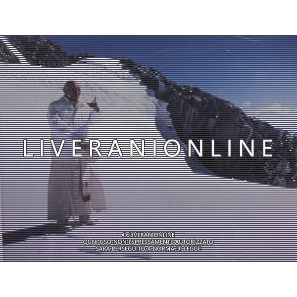 1986 MONTE BIANCO SANTA MESSA DI PAPA GIOVANNI II Karol Józef Wojtyła NELLA FOTO PAPA GIOVANNI II Karol Józef Wojtyła SUL MONTE BIANCO AG ALDO LIVERANI SAS