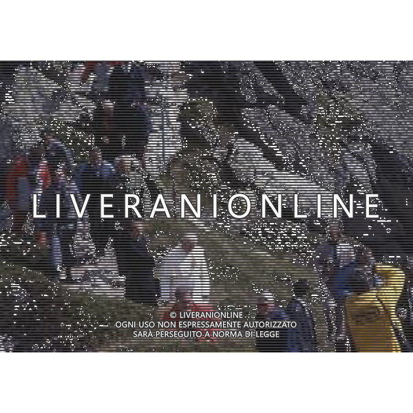 1986 MONTE BIANCO SANTA MESSA DI PAPA GIOVANNI II Karol Józef Wojtyła NELLA FOTO PAPA GIOVANNI II Karol Józef Wojtyła SUL MONTE BIANCO AG ALDO LIVERANI SAS