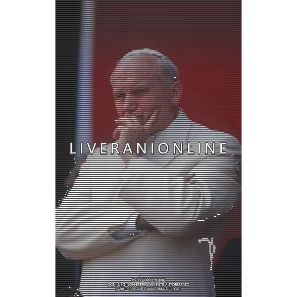 15-17 -06-1985 MARGHERA VISITA PASTORALE DEL PAPA GIOVANNI PAOLO II Karol Józef Wojtyła NELLA FOTO PAPA GIOVANNI PAOLO II A MARGHERA AG ALDO LIVERANI SAS