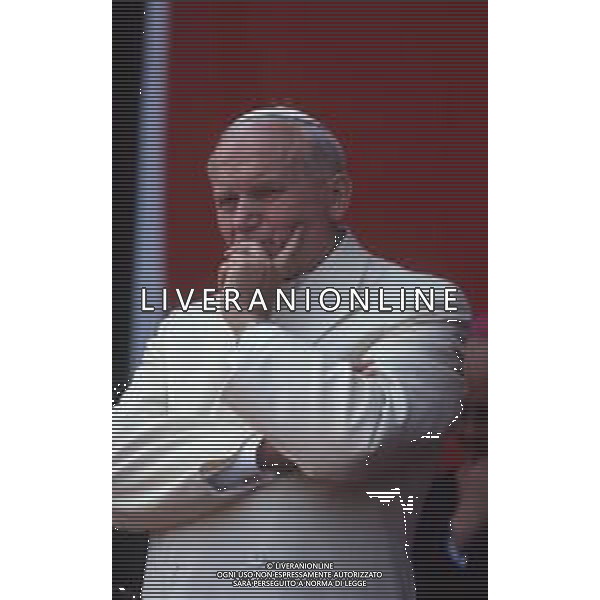 15-17 -06-1985 MARGHERA VISITA PASTORALE DEL PAPA GIOVANNI PAOLO II Karol Józef Wojtyła NELLA FOTO PAPA GIOVANNI PAOLO II A MARGHERA AG ALDO LIVERANI SAS