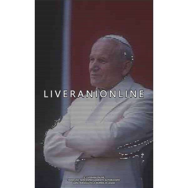 15-17 -06-1985 MARGHERA VISITA PASTORALE DEL PAPA GIOVANNI PAOLO II Karol Józef Wojtyła NELLA FOTO PAPA GIOVANNI PAOLO II A MARGHERA AG ALDO LIVERANI SAS