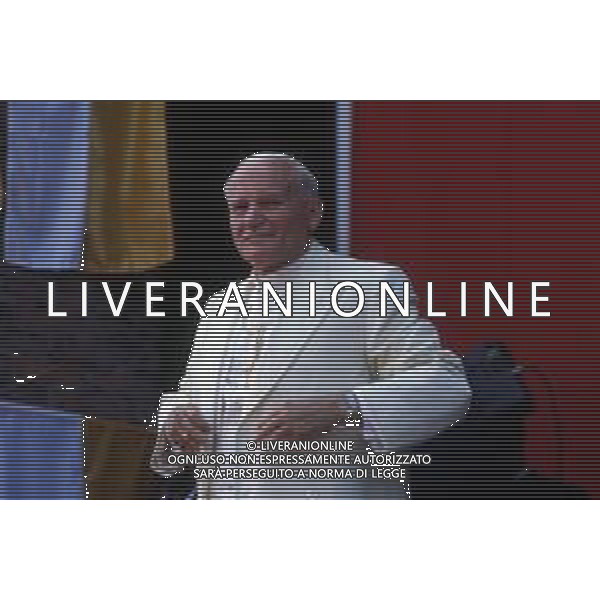 15-17 -06-1985 MARGHERA VISITA PASTORALE DEL PAPA GIOVANNI PAOLO II Karol Józef Wojtyła NELLA FOTO PAPA GIOVANNI PAOLO II A MARGHERA AG ALDO LIVERANI SAS