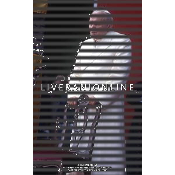 15-17 -06-1985 MARGHERA VISITA PASTORALE DEL PAPA GIOVANNI PAOLO II Karol Józef Wojtyła NELLA FOTO PAPA GIOVANNI PAOLO II A MARGHERA AG ALDO LIVERANI SAS