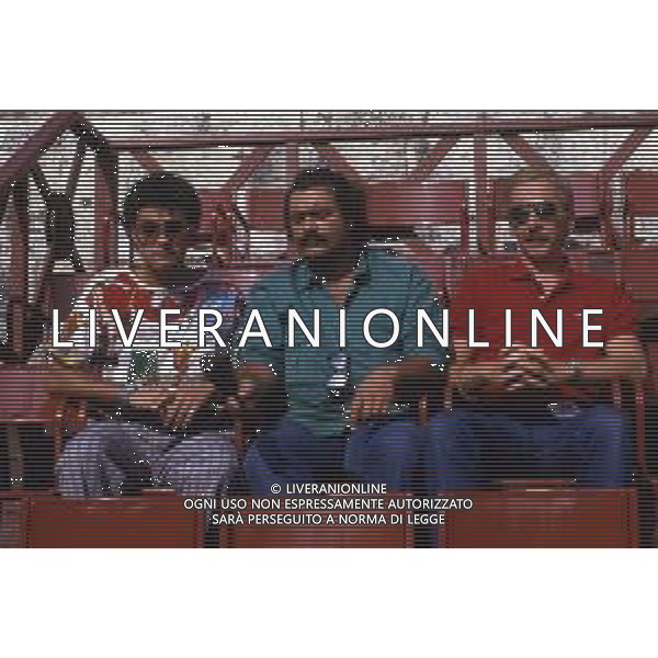 RETROSPETTIVA CRISTIANO MINELLONO -Cristiano Minellono, nome d\'arte di Cristiano Minellono dei S. Martino d\'Arundello, detto anche Popy, è un attore e paroliere italiano NELLA FOTO CRISTIANO MINELLONO CON CRISTIANO MALGIOGLIO E DIEGO ABATANTUONO AG ALDO LIVERANI SAS