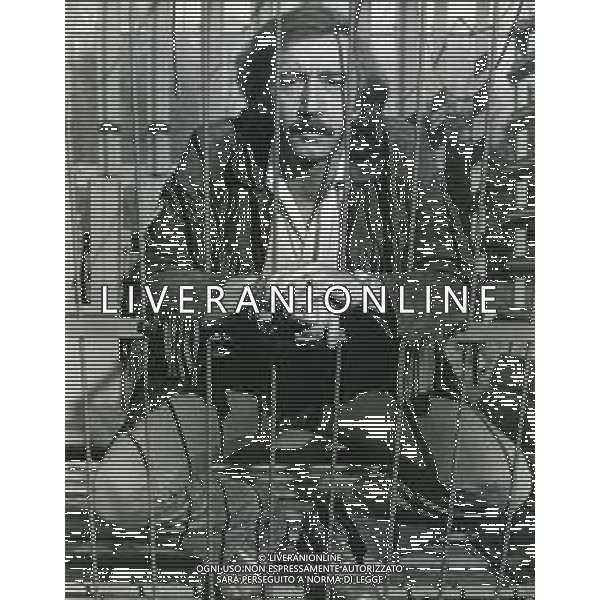 RETROSPETTIVA CRISTIANO MINELLONO -Cristiano Minellono, nome d\'arte di Cristiano Minellono dei S. Martino d\'Arundello, detto anche Popy, è un attore e paroliere italiano NELLA FOTO CRISTIANO MINELLONO AG ALDO LIVERANI SAS