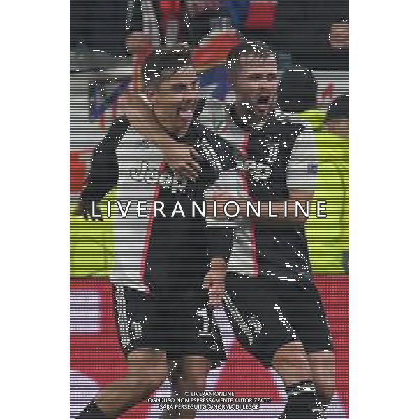 Torino 26.11.2019 Stadio Allianz Stadium Juventus vs Atletico Madrid Gruppo D Giornata 5 di 6 ©Falzone/Agenzia Aldo Liverani Nella foto : Esultanza gol di Paulo Dybala
