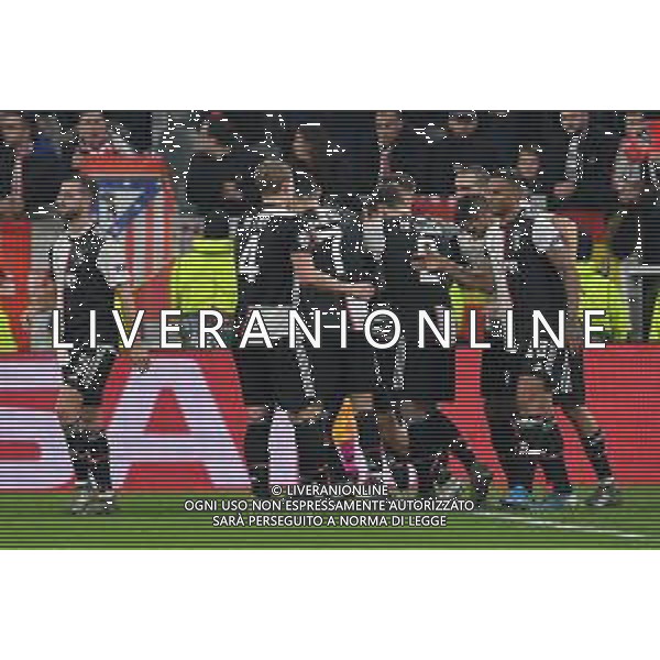 Torino 26.11.2019 Stadio Allianz Stadium Juventus vs Atletico Madrid Gruppo D Giornata 5 di 6 ©Falzone/Agenzia Aldo Liverani Nella foto : Esultanza gol di Paulo Dybala