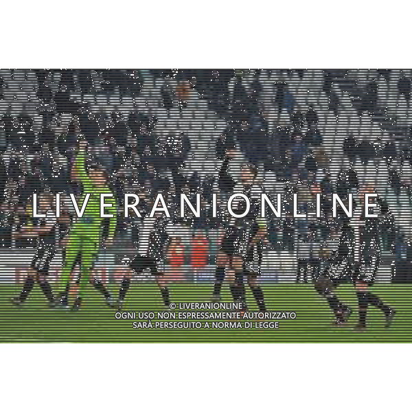Torino 26.11.2019 Stadio Allianz Stadium Juventus vs Atletico Madrid Gruppo D Giornata 5 di 6 ©Falzone/Agenzia Aldo Liverani Nella foto : Esultanze finali