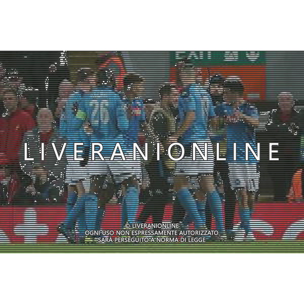LIVERPOOL - NAPOLI CHAMPIONS LEAGUE 27.11.2019 NELLA FOTO: ESULTANZA DOPO IL GOL DI DRIES MERTENS ©MOSCA/AGENZIA ALDO LIVERANI SAS