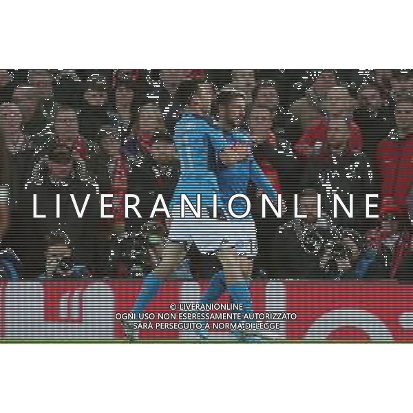 LIVERPOOL - NAPOLI CHAMPIONS LEAGUE 27.11.2019 NELLA FOTO: ESULTANZA DOPO IL GOL DI DRIES MERTENS ©MOSCA/AGENZIA ALDO LIVERANI SAS