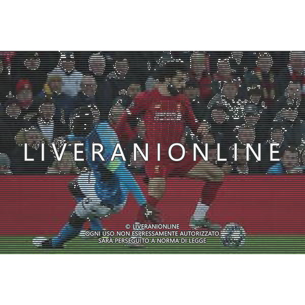LIVERPOOL - NAPOLI CHAMPIONS LEAGUE 27.11.2019 NELLA FOTO: MOHAMED SALAH, KALIDOU KOULIBALY ©MOSCA/AGENZIA ALDO LIVERANI SAS