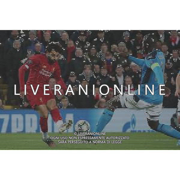 LIVERPOOL - NAPOLI CHAMPIONS LEAGUE 27.11.2019 NELLA FOTO: MOHAMED SALAH, KALIDOU KOULIBALY ©MOSCA/AGENZIA ALDO LIVERANI SAS
