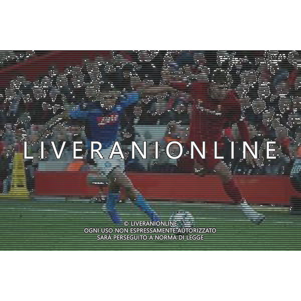 LIVERPOOL - NAPOLI CHAMPIONS LEAGUE 27.11.2019 NELLA FOTO: MARQUEZ ALLAN, ROBERTO FIRMINO ©MOSCA/AGENZIA ALDO LIVERANI SAS