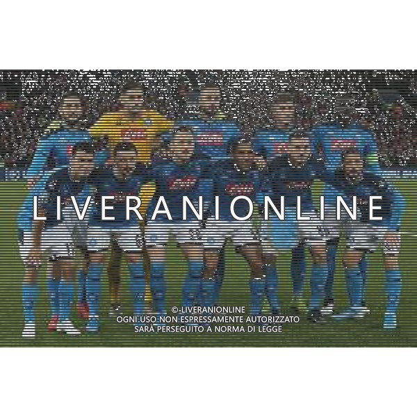 LIVERPOOL - NAPOLI CHAMPIONS LEAGUE 27.11.2019 NELLA FOTO: FORMAZIONE SQUADRA NAPOLI ©MOSCA/AGENZIA ALDO LIVERANI SAS
