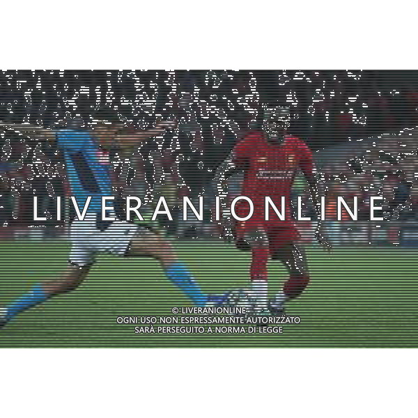 LIVERPOOL - NAPOLI CHAMPIONS LEAGUE 27.11.2019 NELLA FOTO: SADIO MANE\', MARQUEZ ALLAN ©MOSCA/AGENZIA ALDO LIVERANI SAS