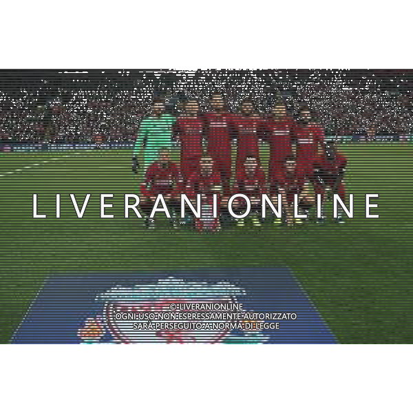 LIVERPOOL - NAPOLI CHAMPIONS LEAGUE 27.11.2019 NELLA FOTO: FORMAZIONE LIVERPOOL SQUADRA ©MOSCA/AGENZIA ALDO LIVERANI SAS