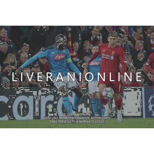 LIVERPOOL - NAPOLI CHAMPIONS LEAGUE 27.11.2019 NELLA FOTO: ROBERTO FIRMINO, KALIDOU KOULIBALY ©MOSCA/AGENZIA ALDO LIVERANI SAS
