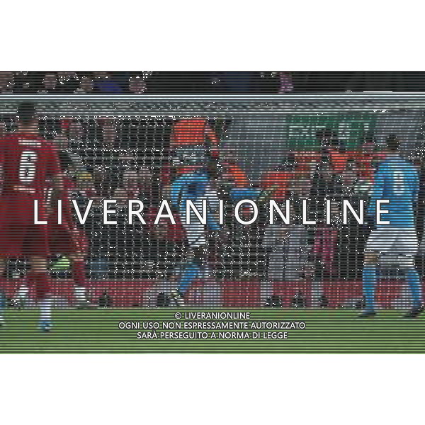 LIVERPOOL - NAPOLI CHAMPIONS LEAGUE 27.11.2019 NELLA FOTO: KALIDOU KOULIBALY SALVA SULLA LINEA A PORTA VUOTA ©MOSCA/AGENZIA ALDO LIVERANI SAS