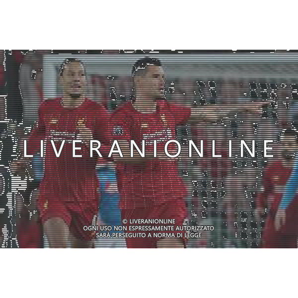 LIVERPOOL - NAPOLI CHAMPIONS LEAGUE 27.11.2019 NELLA FOTO: ESULTANZA DOPO IL GOL DI DEJAN LOVREN ©MOSCA/AGENZIA ALDO LIVERANI SAS