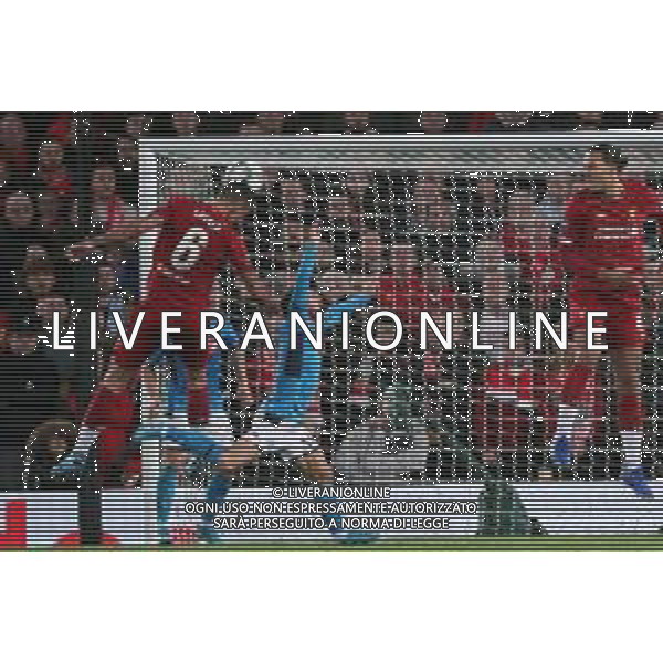 LIVERPOOL - NAPOLI CHAMPIONS LEAGUE 27.11.2019 NELLA FOTO: IL GOL DI DEJAN LOVREN ©MOSCA/AGENZIA ALDO LIVERANI SAS