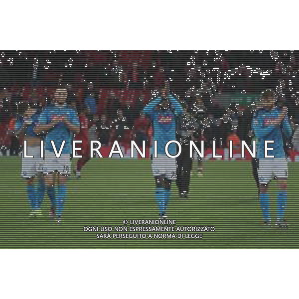 LIVERPOOL - NAPOLI CHAMPIONS LEAGUE 27.11.2019 NELLA FOTO: FINE GARA GIOVANNI DI LORENZO, NIKOLA MAKSIMOVIC, KALIDOU KOULIBALY, FERNANDO LLORENTE ©MOSCA/AGENZIA ALDO LIVERANI SAS