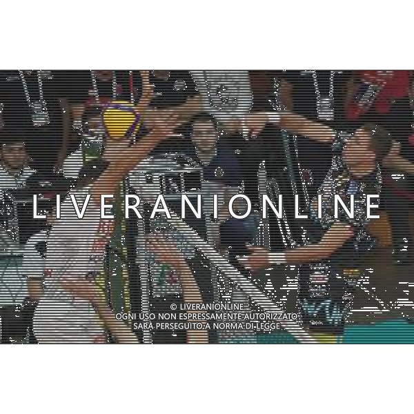 Campionato Italiano di Volley Superlega Serie A 2019/2020 Perugia, Italia 27/11/2019 Sir Safety Conad Perugia vs Globo Banca Popolare del Frusinate Sora Nella foto: aleksandar atanasijevic (n.14 opposto sir safety conad perugia) schiaccia FOTO LORIS CERQUIGLINI-ALESSIO MARINI-AG ALDO LIVERANI SAS
