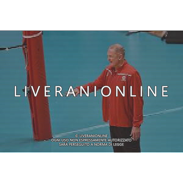 Volley Champions League Women 2019/2020 Scandicci, Italia 27/11/2019 Savino Del Bene Scandicci vs Lokomotiv Kaliningrad Nella foto: Andrei Voronkov (allenatore Lokomotiv Kaliningrad Region) FOTO LISA GUGLIELMI-ALESSIO MARINI-AG ALDO LIVERANI SAS