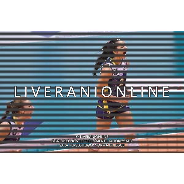 Volley Champions League Women 2019/2020 Scandicci, Italia 27/11/2019 Savino Del Bene Scandicci vs Lokomotiv Kaliningrad Nella foto: Samantha Bricio (Savino Del Bene Scandicci) esulta FOTO LISA GUGLIELMI-ALESSIO MARINI-AG ALDO LIVERANI SAS