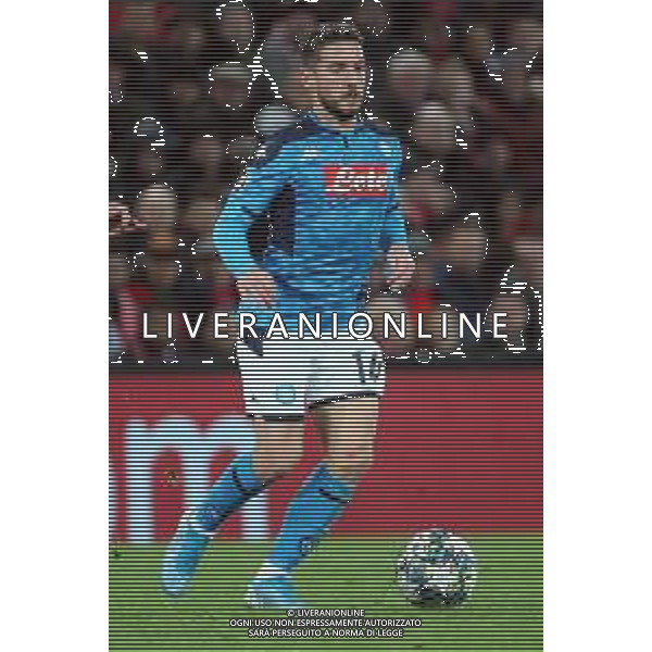 27-11-2019 LIVERPOOL NAPOLI CHAMPIONS LEAGUE NELLA FOTO: DRIES MERTENS FOTO MOSCA, AG.LIVERANI